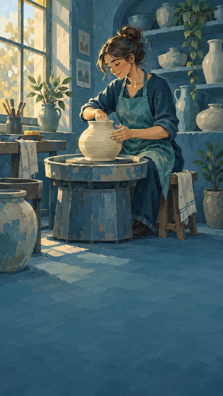 Gouache video style preview