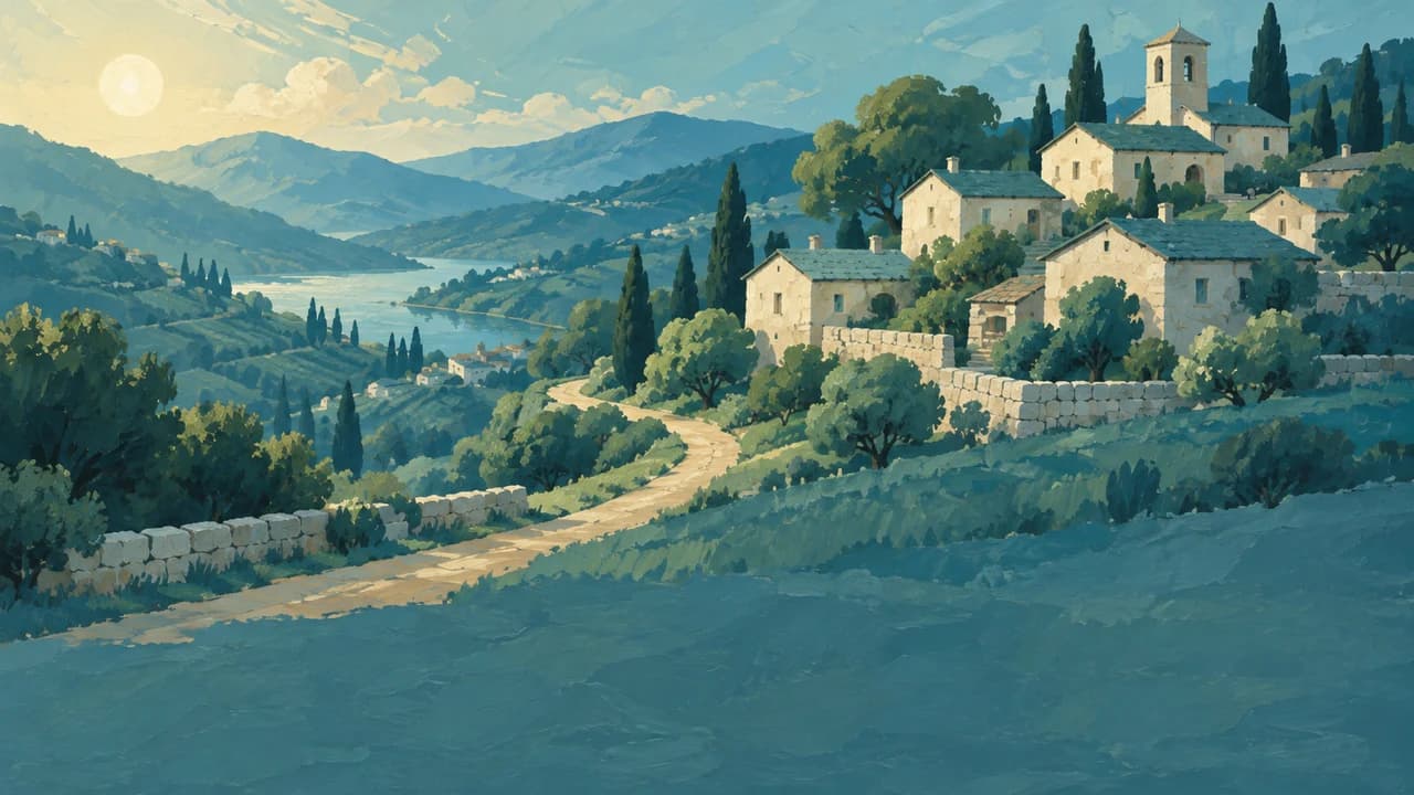 Gouache video style preview