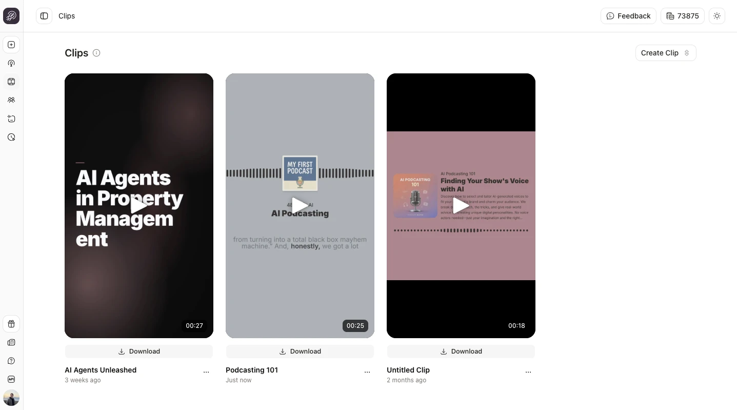Create Scroll-Stopping Clips in the Jellypod studio