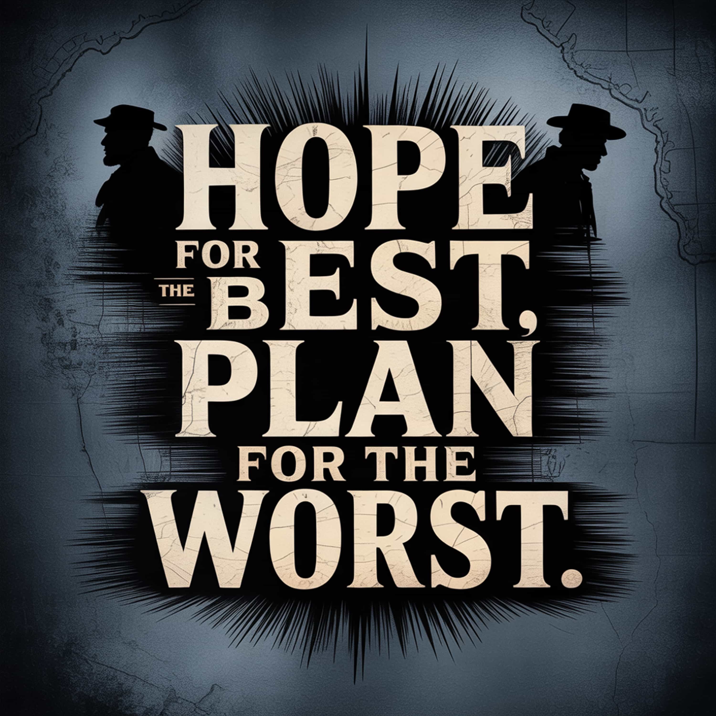 Hope for the best, plan for the worst